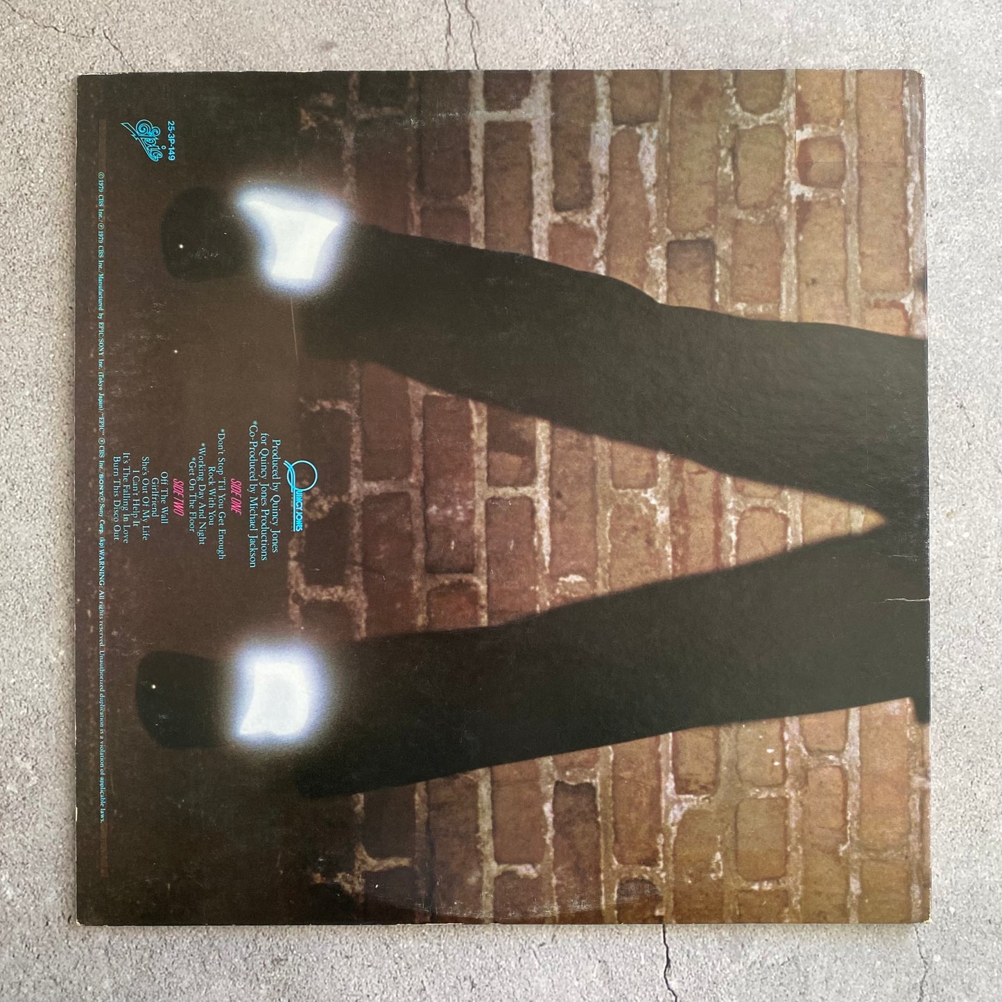 Michael Jackson - Off The Wall オフ・ザ・ウォール (1979 Japan Pressing)
