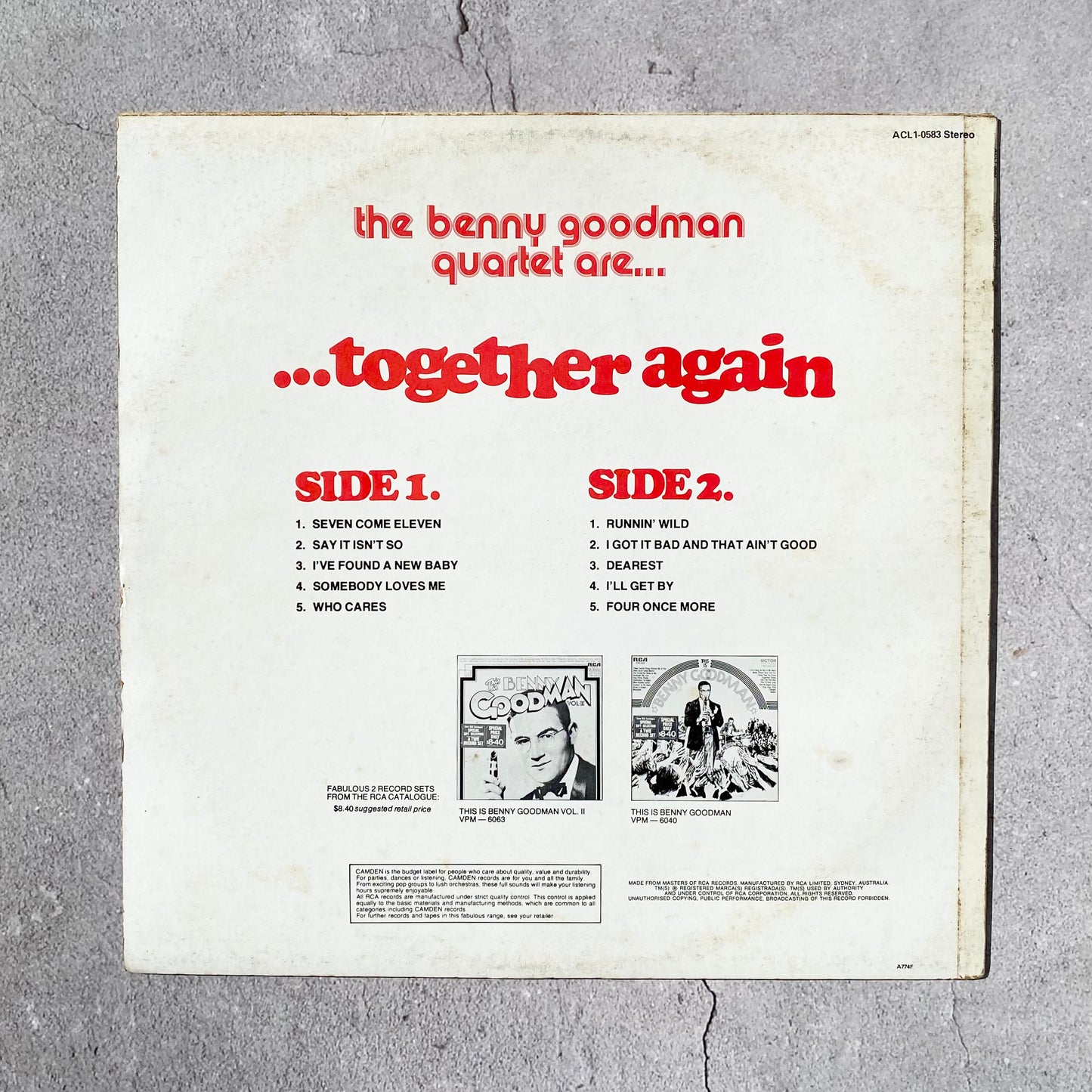 Benny Goodman - Together Again