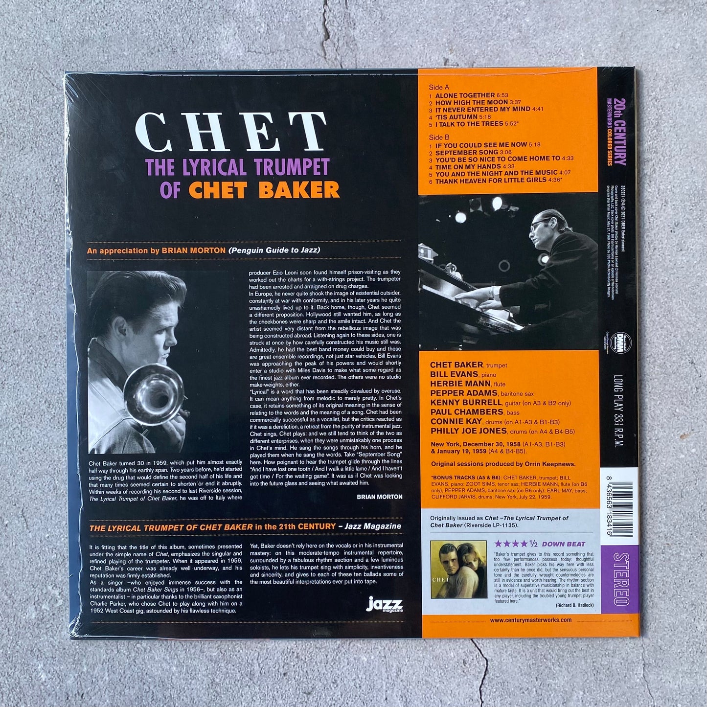Chet Baker - The Lyrical Trumpet Of Chet Baker