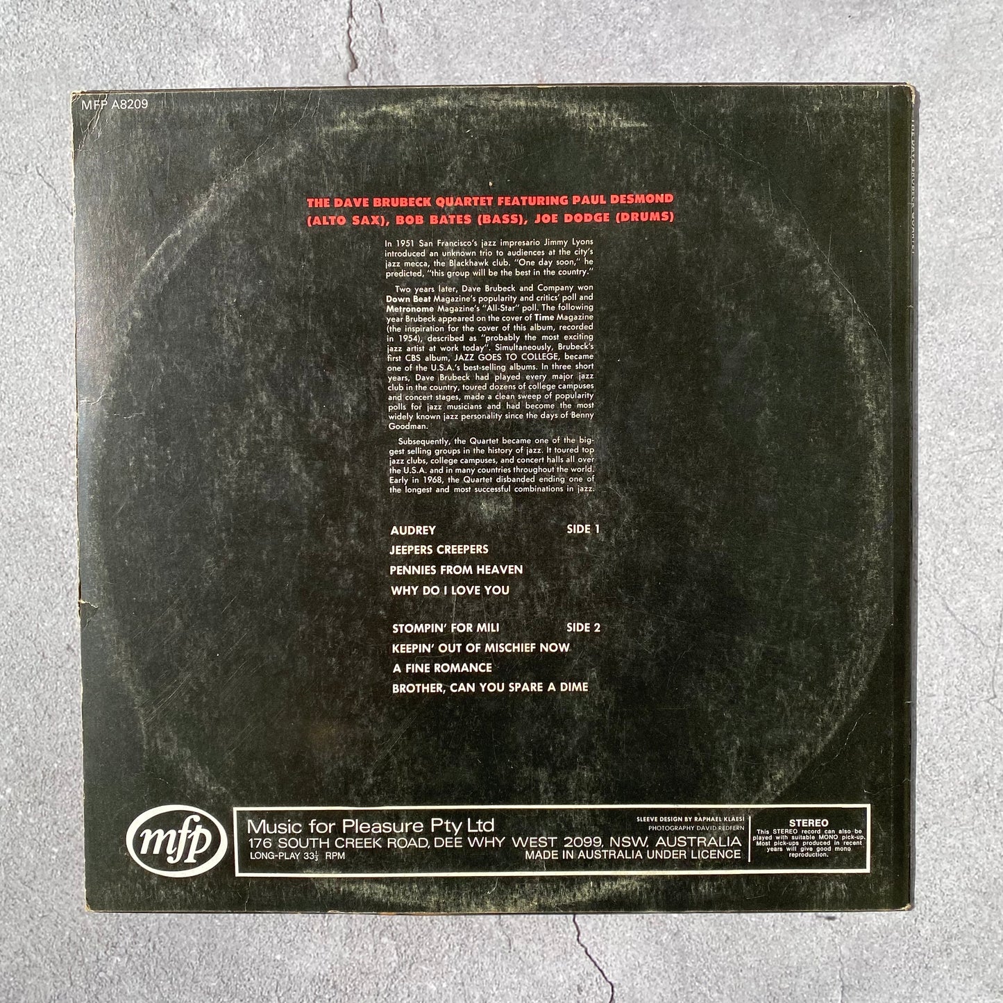 Dave Brubeck Quartet - Dave Brubeck Quartet