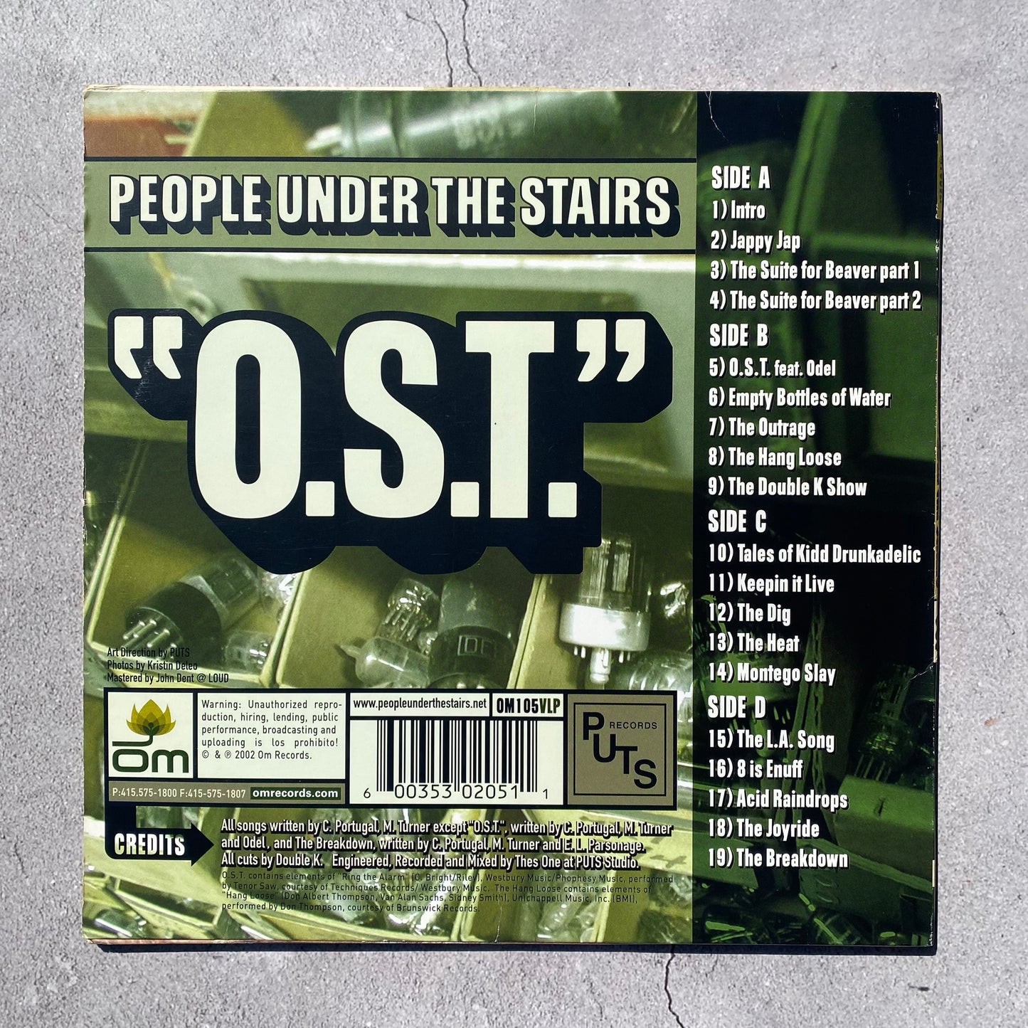 People Under The Stairs - O.S.T. (Original 2002 US Pressing)