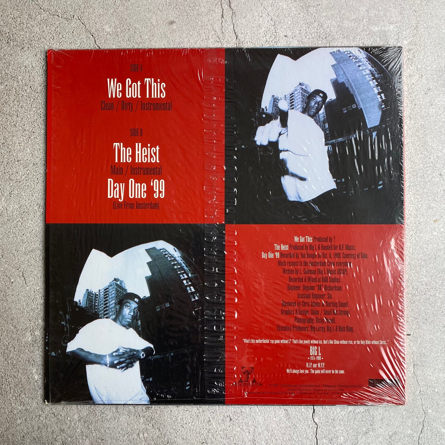 Big L - We Got This / The Heist / Day One '99 (Original 1999 US Pressing)*