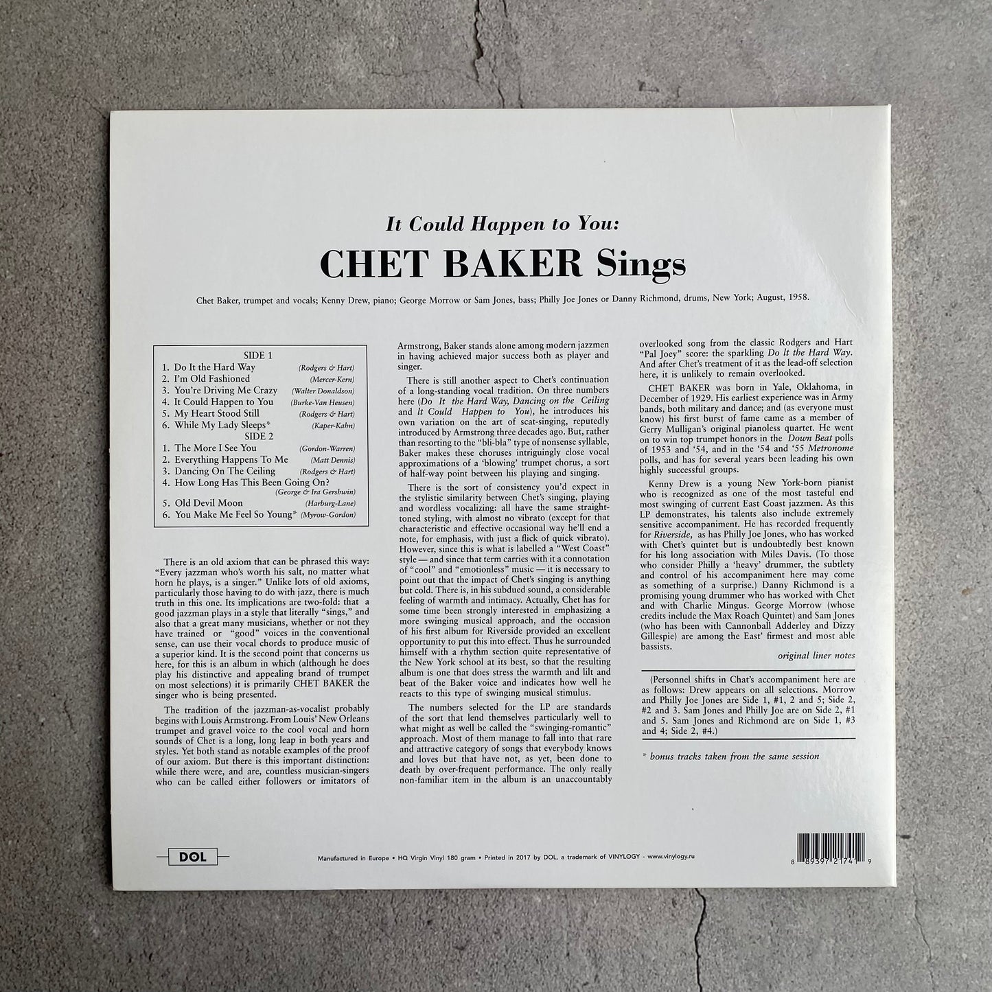 Chet Baker - It Could Happen To You