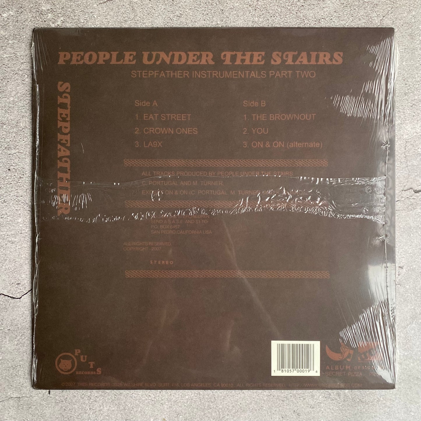People Under The Stairs - Stepfather Instrumentals Part Two (Original 2007 US Pressing)