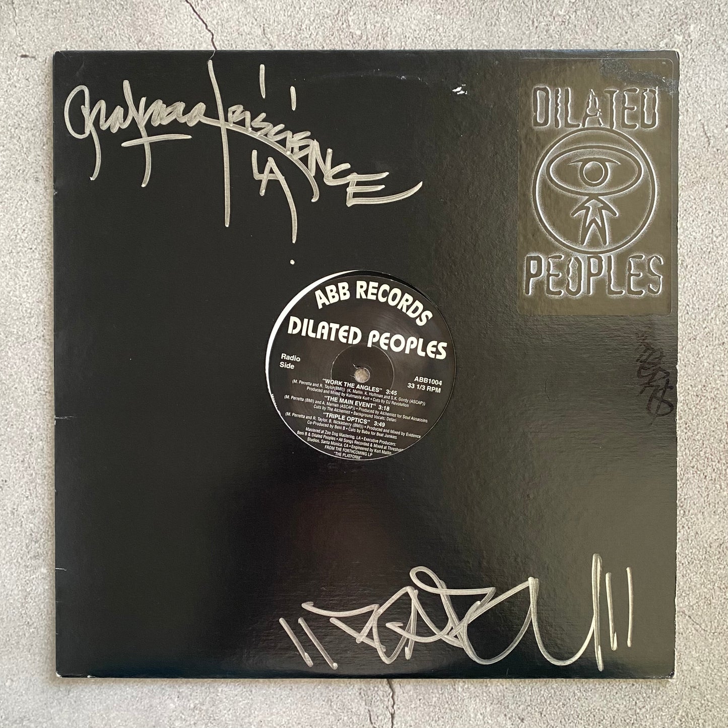 Dilated Peoples - Work The Angles / The Main Event / Triple Optics (Original 1998 US Pressing - Signed Copy)
