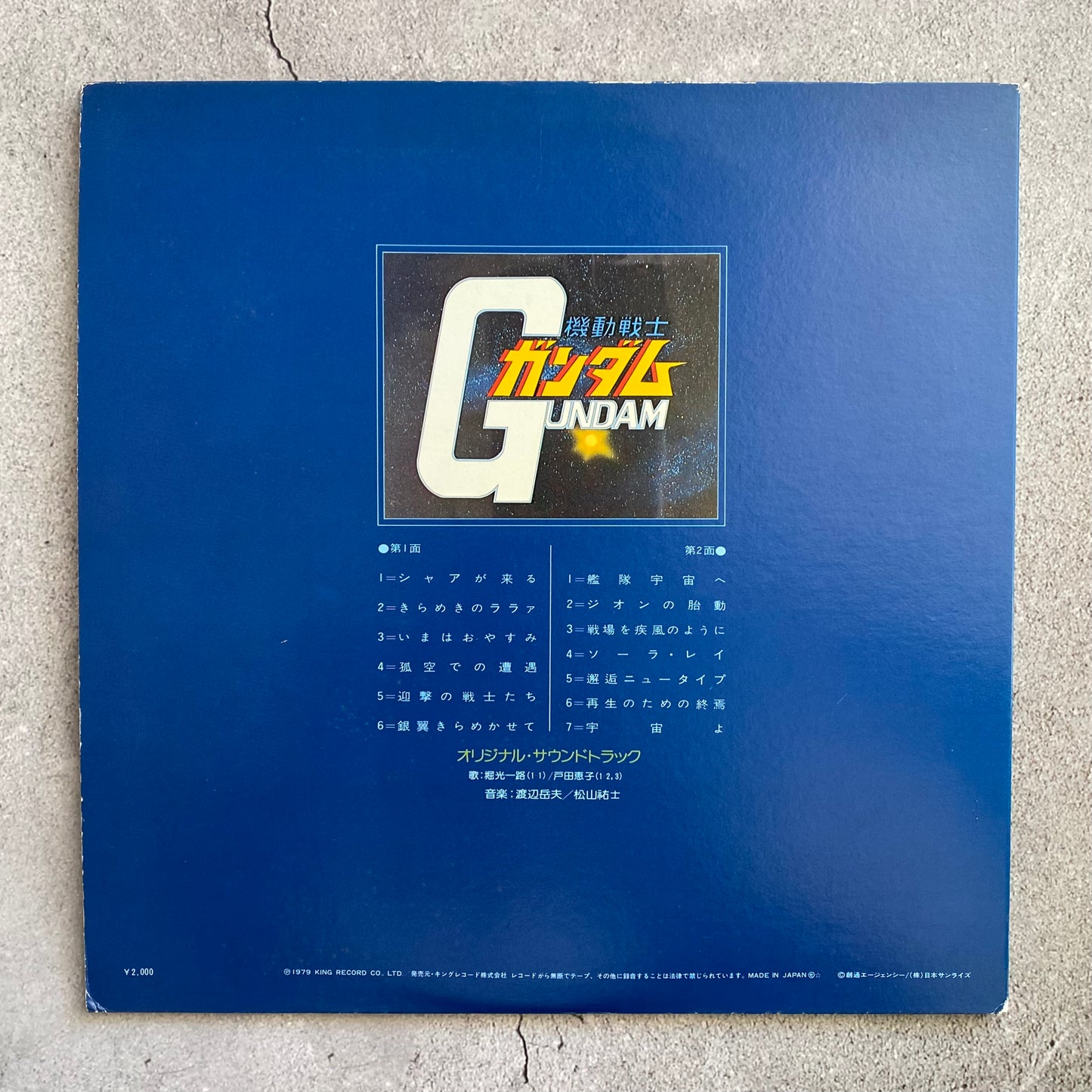 渡辺岳夫 / 松山祐士 – 機動戦士ガンダムGundam戦場で (Original 1979 Japan Pressing)*