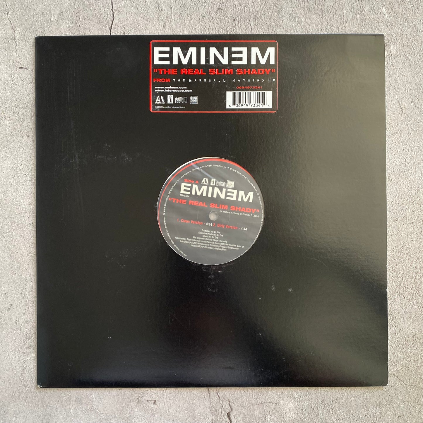 Eminem - The Real Slim Shady (Original 2000 US Pressing)