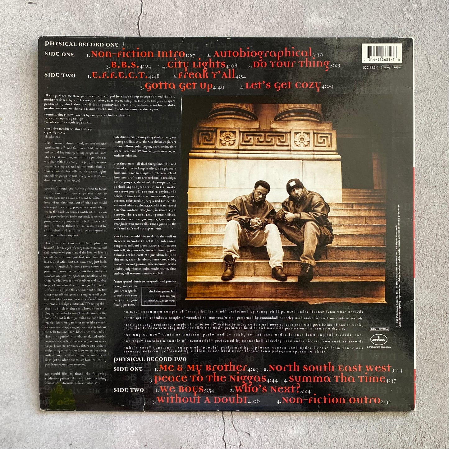 Black Sheep - Non Fiction (Original 1994 US Pressing)