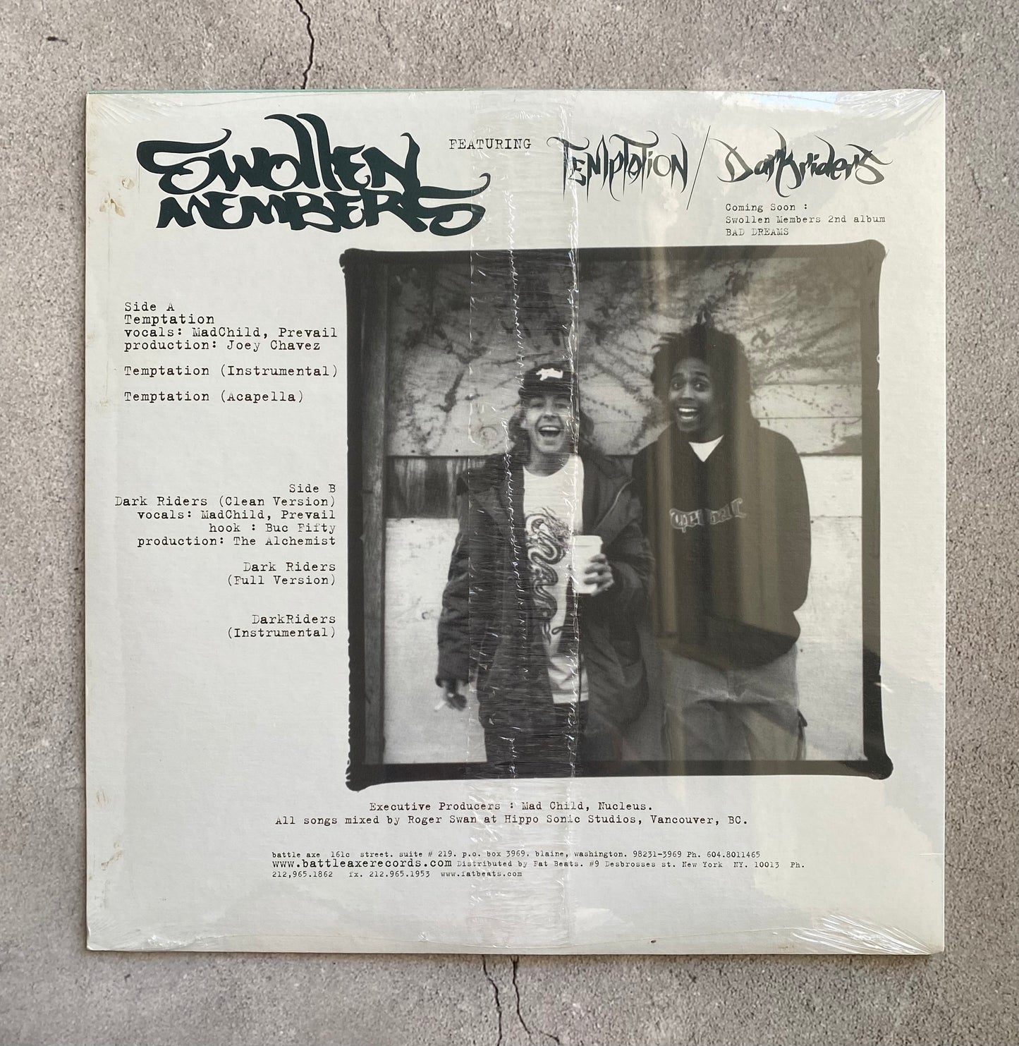 Swollen Members - Temptation / Dark Riders (Original 2001 US Pressing)