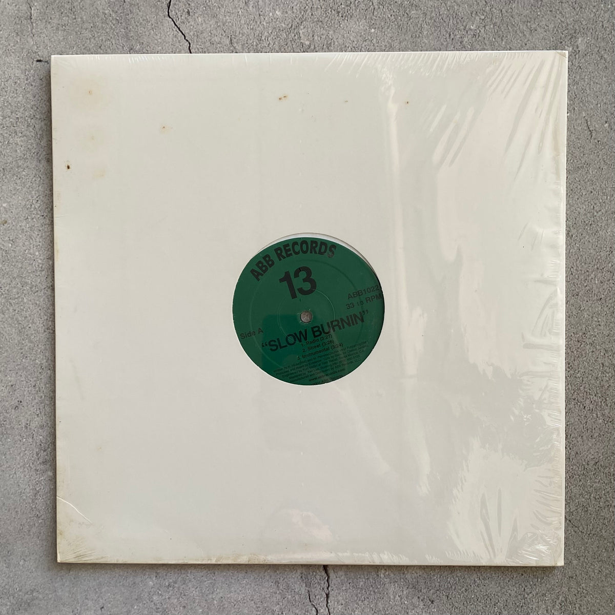 13 - Slow Burn (Original 2001 US Pressing)