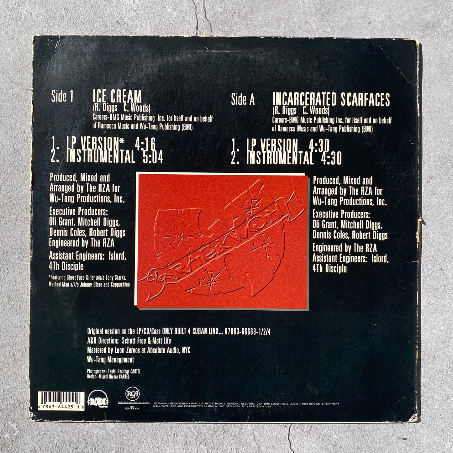 Raekwon - Ice Cream / Incarcerated Scarfaces (Original 1995 US Pressing)