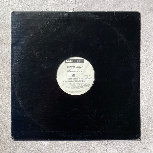 Gravediggaz - 1-800-Suicide / Mommy What's A Gravedigga? (Original 1994 US Pressing)