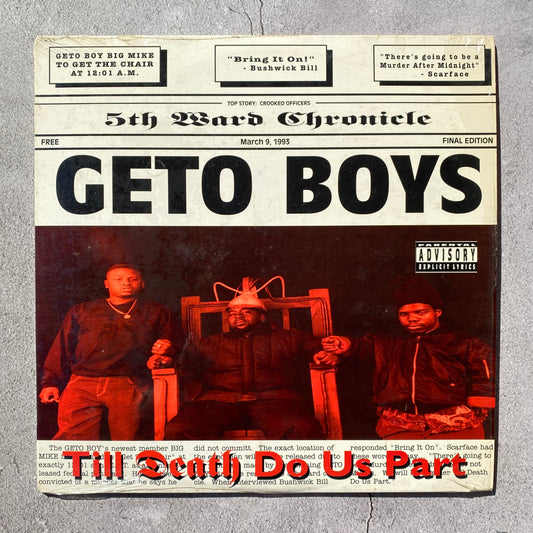 Geto Boys - Till Death Do Us Part (Original 1993 US Pressing)