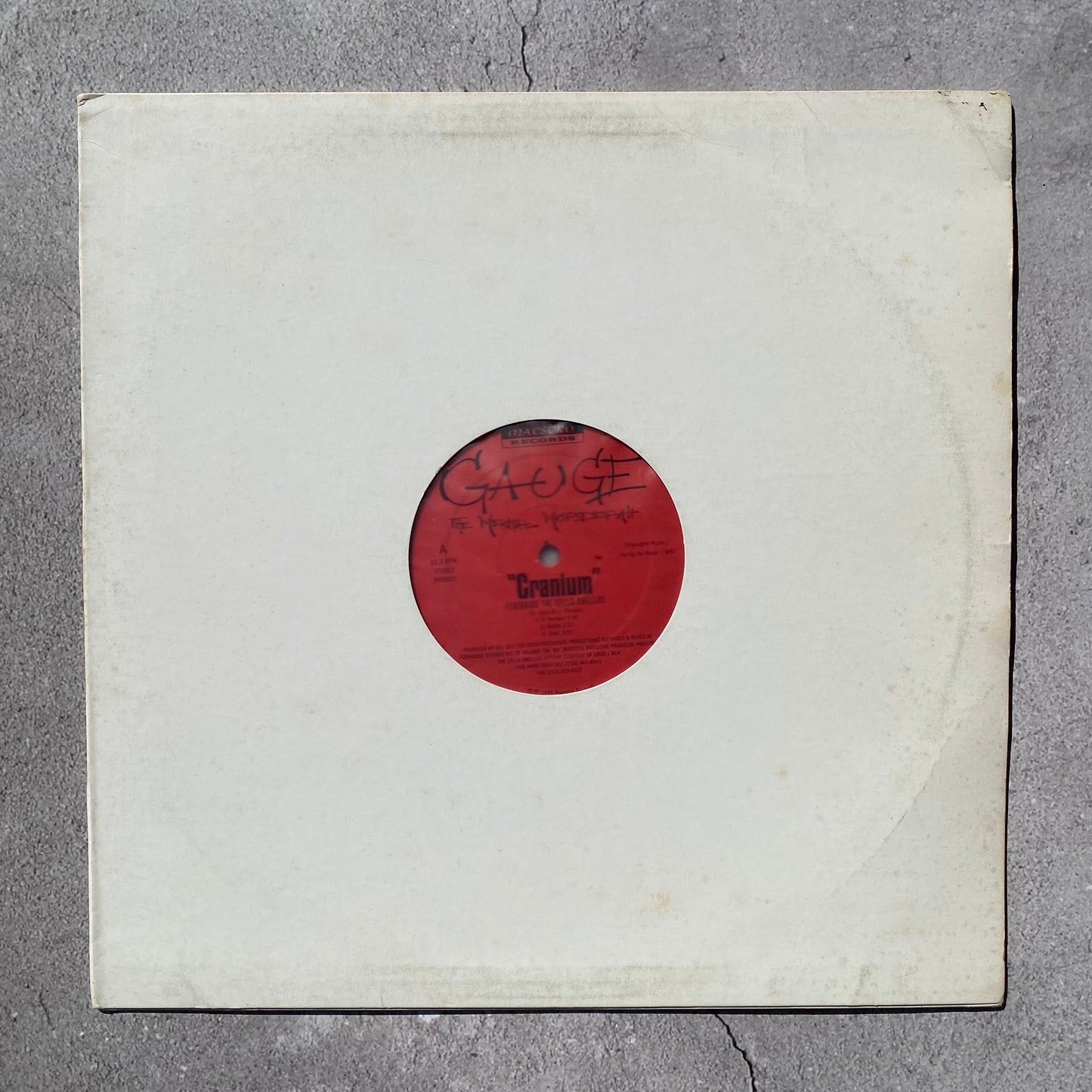Gauge The Mental Murderah - Cranium (Original 1996 US Pressing)