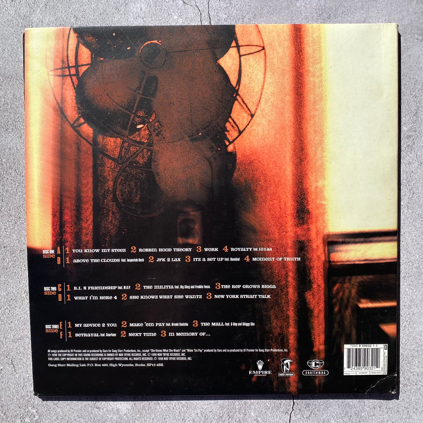 Gang Starr - Moment Of Truth (Original 1998 UK Pressing)