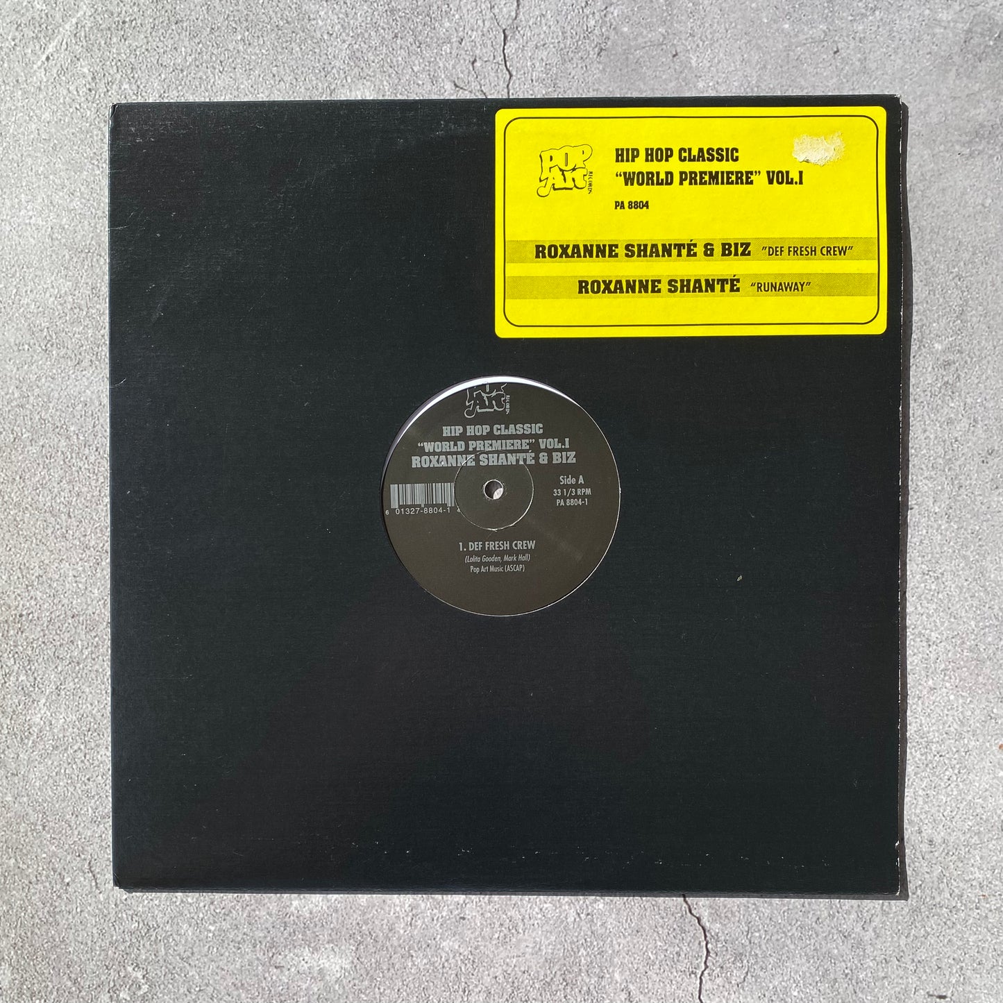 MC Shan / Roxanne Shanté - World Premiere Vol.1 (Original 1985 US Pressing)