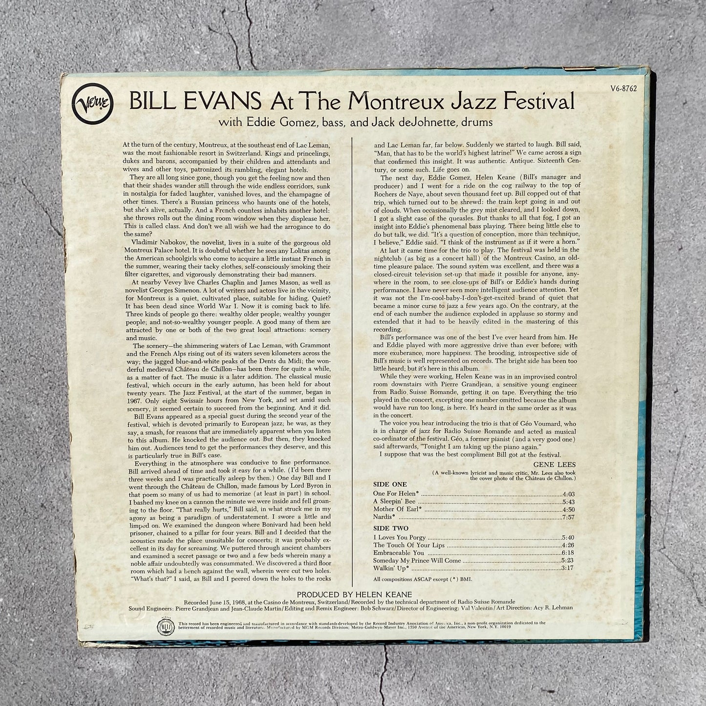Bill Evans - At The Montreux Jazz Festival
