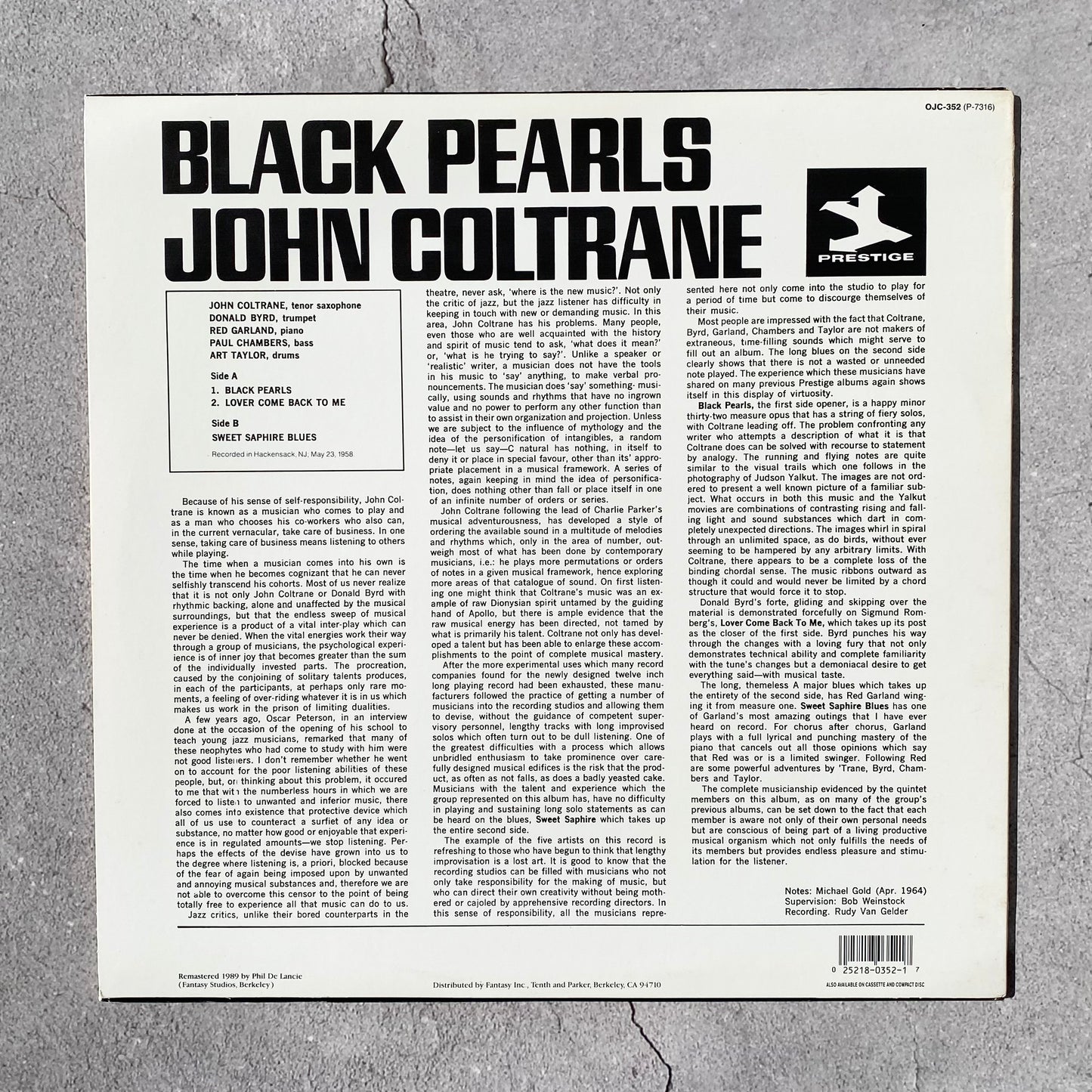 John Coltrane - Black Pearls