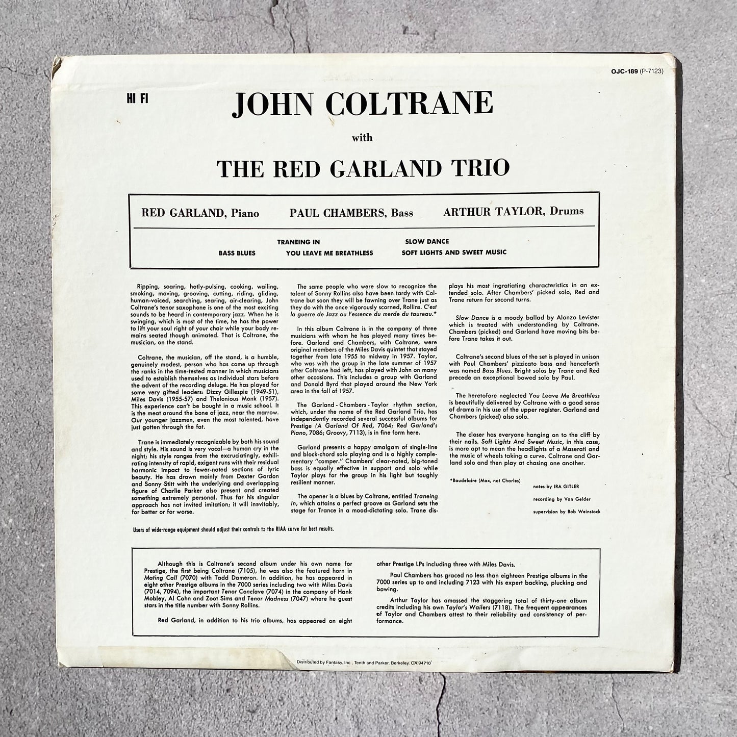 John Coltrane - Traneing In