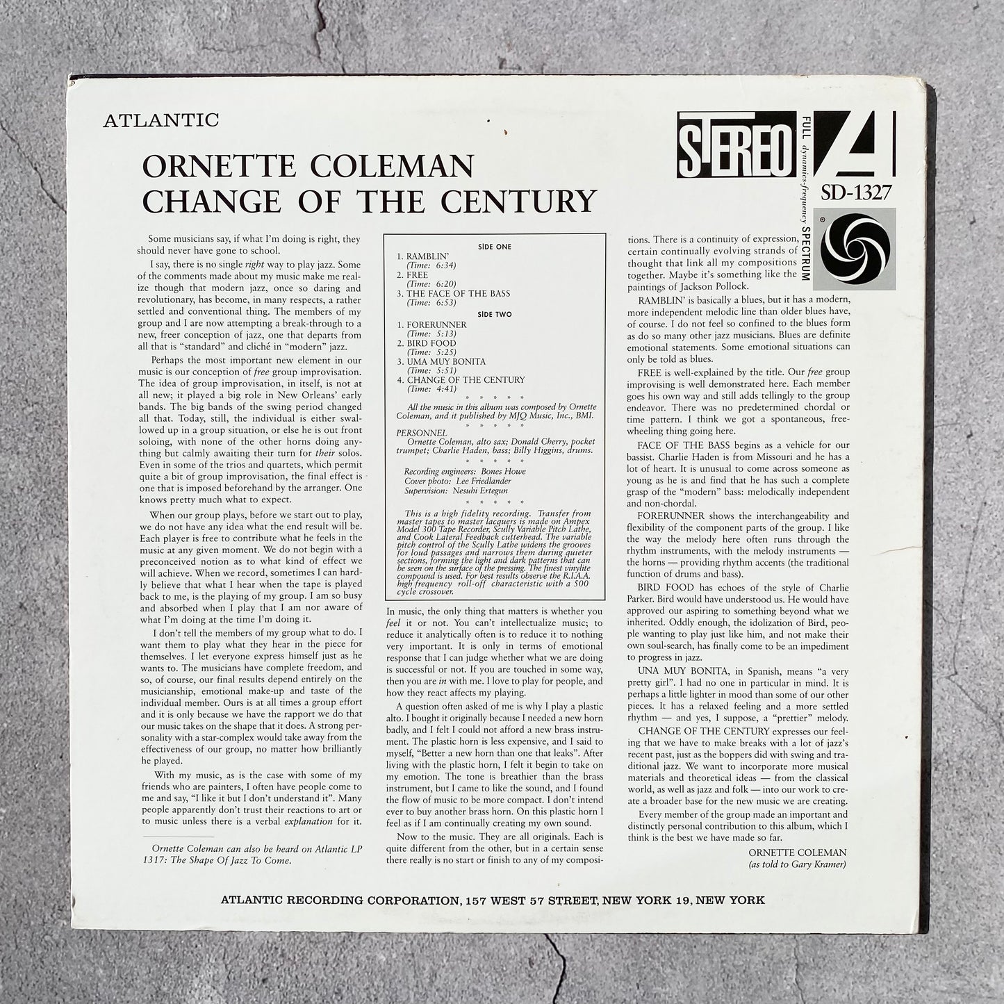 Ornette Coleman - Change of the Century