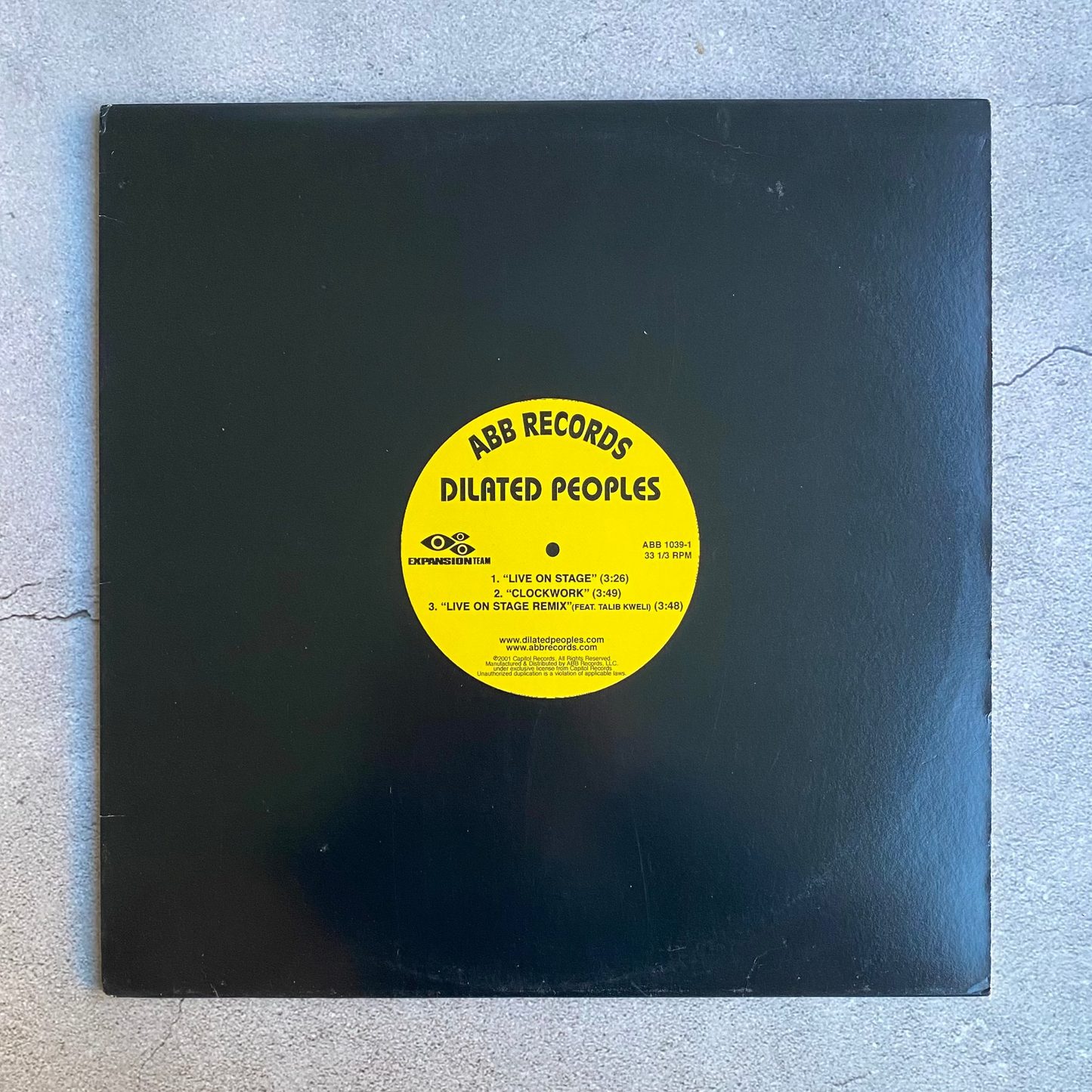 Dilated Peoples - Live On Stage / Clockwork (Original 2001 US Pressing)