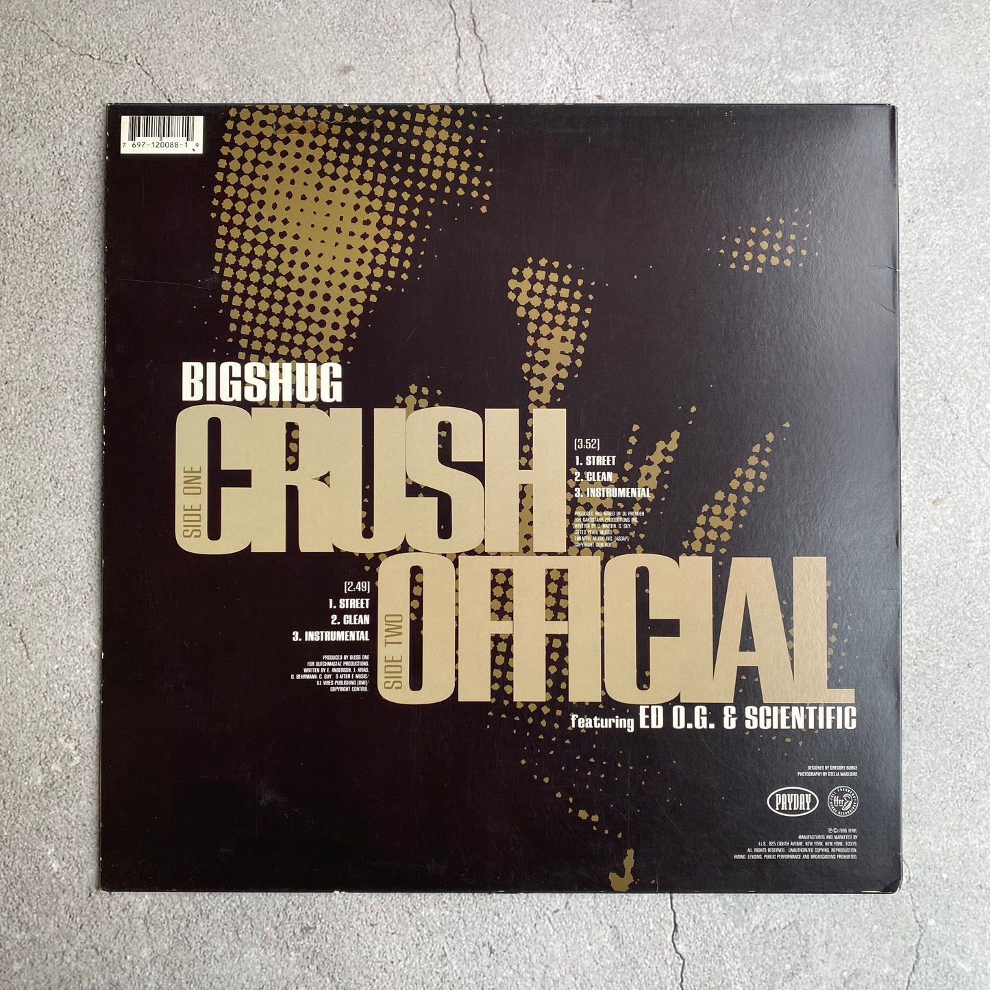 Big Shug - Crush (Original 1996 US Pressing)