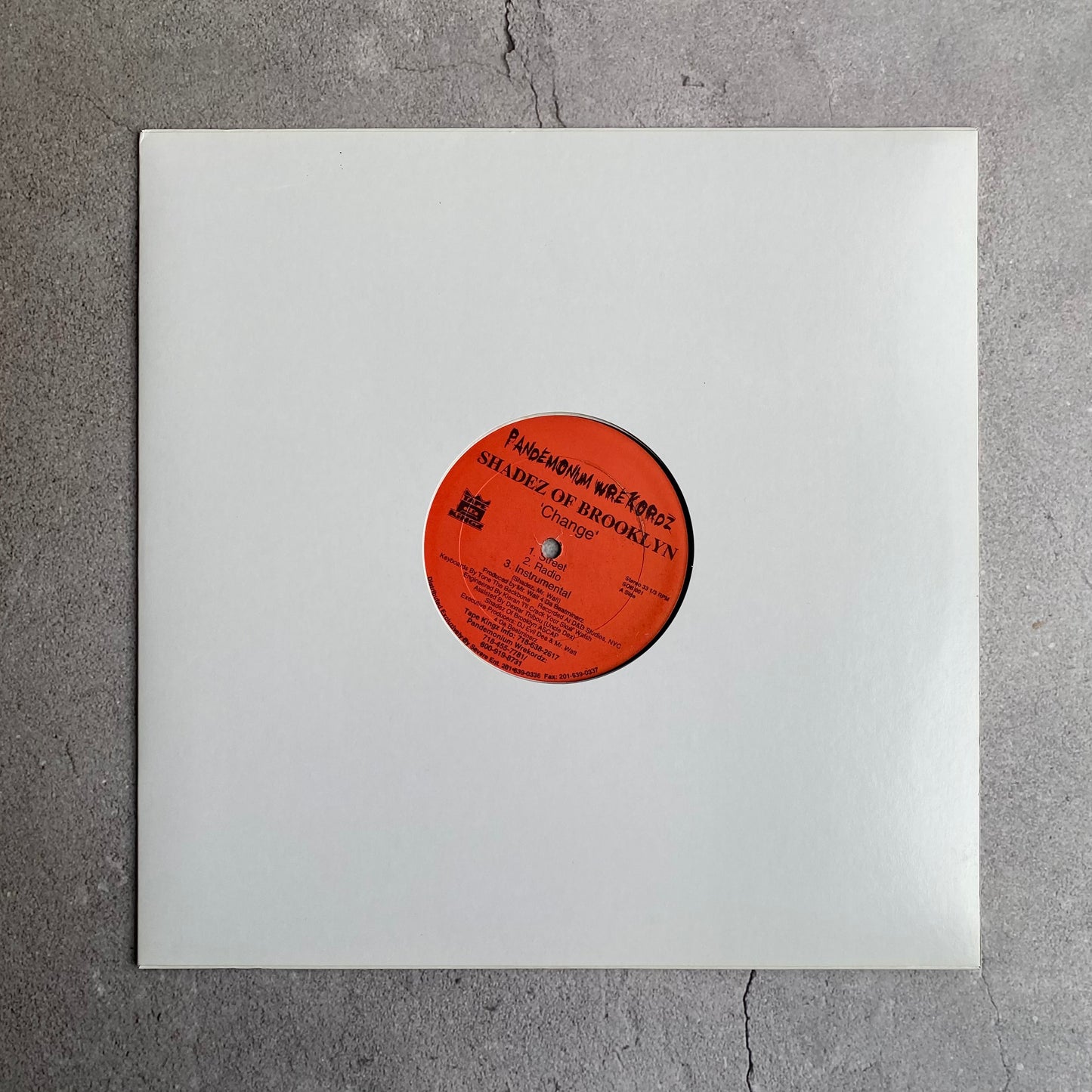 Shadez Of Brooklyn - Change / When It Rains It Pours (Survival Warz!) (Original 1996 US Pressing)