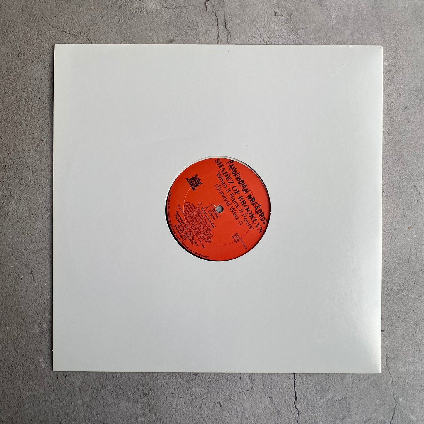 Shadez Of Brooklyn - Change / When It Rains It Pours (Survival Warz!) (Original 1996 US Pressing)