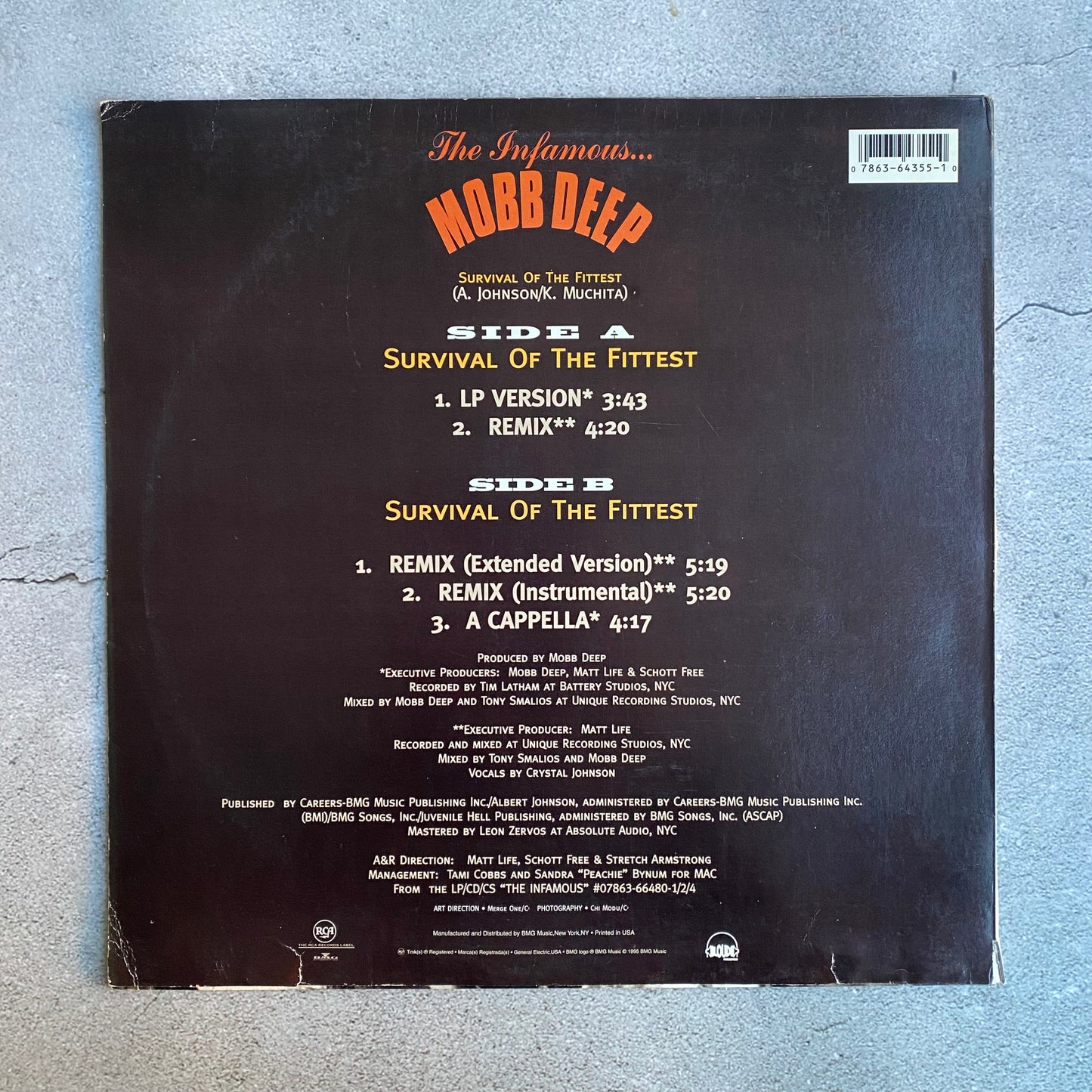 Mobb Deep - Survival Of The Fittest (Original 1995 US Pressing)