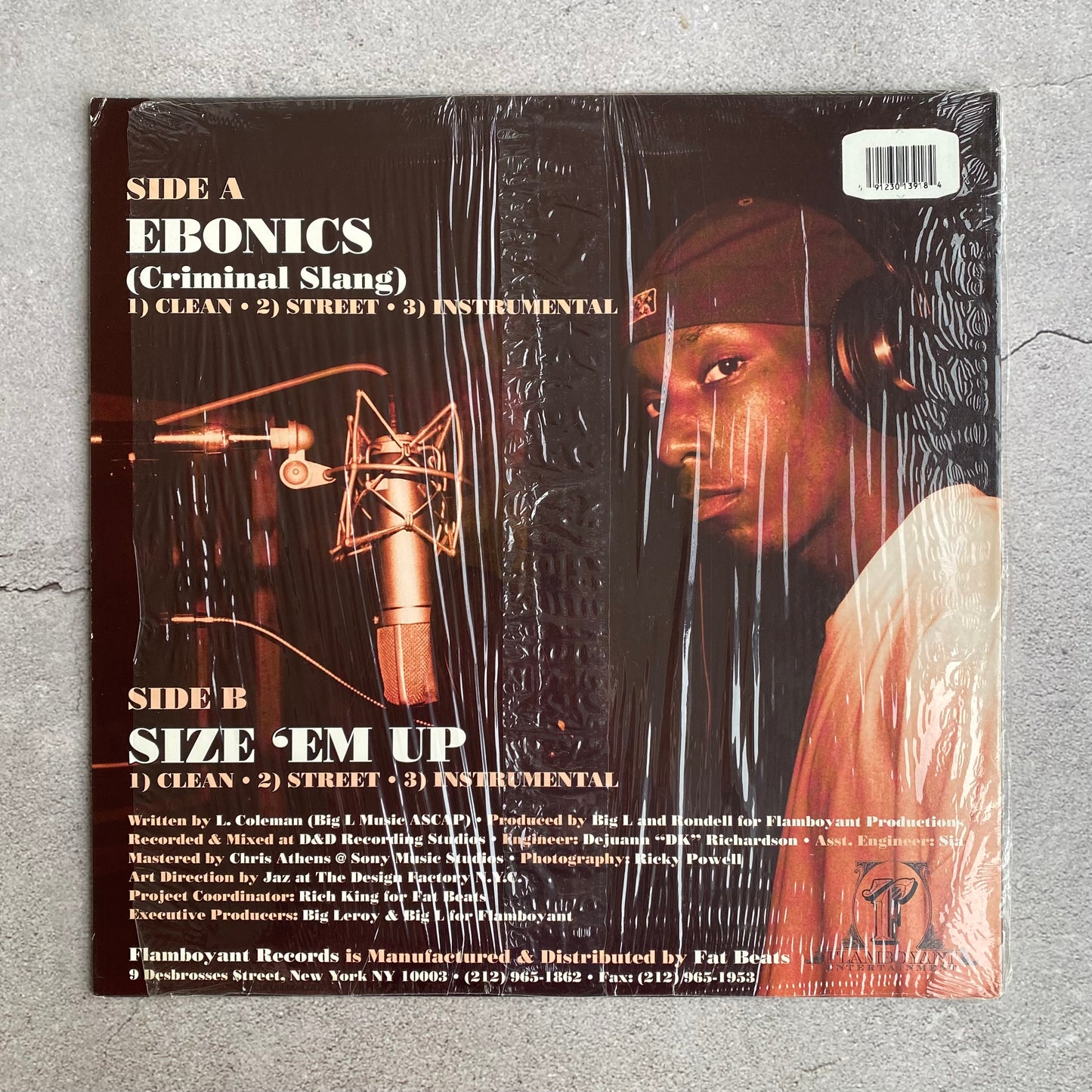 Big L - Ebonics / Size 'Em Up (Original 1998 US Pressing)